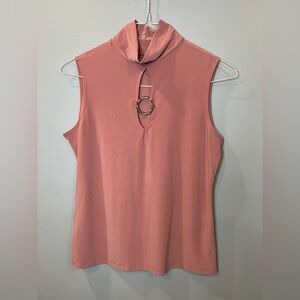 NWOT pink fashion top L